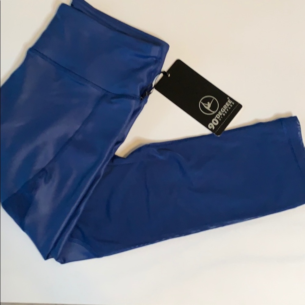 Blue Capri leggings